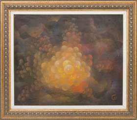 MONOGRAMIST FERNANDO GARFELLA MORENO,Traubenkomposition, Acrylique sur Toile, 20. Siècle MONOGRAMIST FERNANDO GARFELLA MORENO,Traubenkomposition, Acrylique sur Toile, 20. Siècle