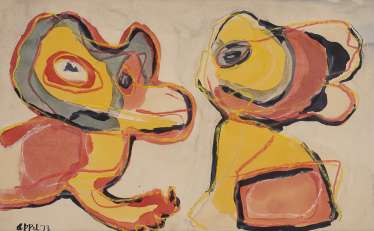 Karel Appel (Amsterdam 1921 - Zurigo 2006): Untitled 1973 Karel Appel (Amsterdam 1921 - Zurigo 2006): Untitled 1973