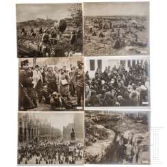 Group of 40 large format PK photos, World War I Group of 40 large format PK photos, World War I
