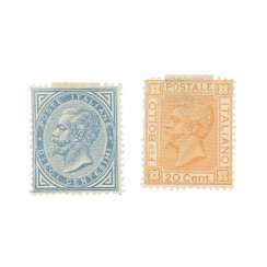 Italy - In 1877, 2 Rarities Mi.Nr. 27+28, Italy - In 1877, 2 Rarities Mi.Nr. 27+28,