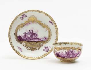 Cup and saucer Meissen, mid-18th century Cup and saucer Meissen, mid-18th century