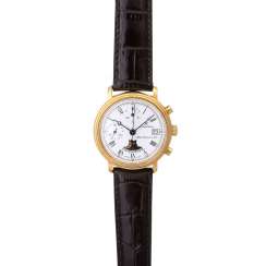 ALFRED ROCHAT & FILS / CHRONOSWISS Chronograph mit Datum u. Mondphase, ca. 90er Jahre. ALFRED ROCHAT & FILS / CHRONOSWISS Chronograph mit Datum u. Mondphase, ca. 90er Jahre.