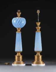 PAIR OF LAMP FEET Probably Russia PAIR OF LAMP FEET Probably Russia