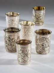 6 Baroque Mugs, 6 Baroque Mugs,