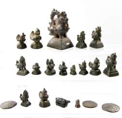19 opium weights. BURMA, 18. / 19. Century 19 opium weights. BURMA, 18. / 19. Century