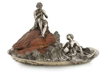 Decorative with nymph and Faun Decorative with nymph and Faun