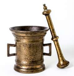 German mortar with pestle German mortar with pestle