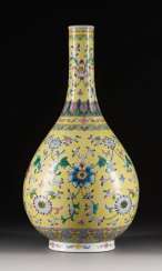 LARGE FLOOR VASE WITH FLORAL DECOR China LARGE FLOOR VASE WITH FLORAL DECOR China