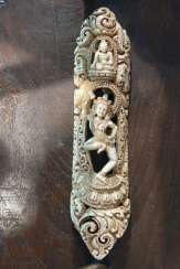 Ornamental bone plaque Ornamental bone plaque