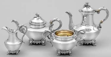 Victorian coffee and tea service Victorian coffee and tea service