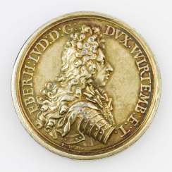 Württemberg medal o. J. (1695), Eberhard Ludwig, Ph. H. Müller, Württemberg medal o. J. (1695), Eberhard Ludwig, Ph. H. Müller,