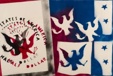 Franco Angeli (Roma 1935 - 1988): Untitled early 70's Franco Angeli (Roma 1935 - 1988): Untitled early 70's