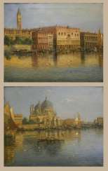 View Of Venice.Bertini Landscape View Of Venice.Bertini Landscape