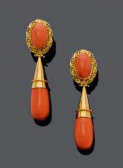 Boucles D'Oreilles Corail Boucles D'Oreilles Corail