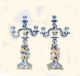 Pair Allegory Chandelier Pair Allegory Chandelier