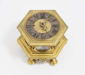 Horizontal table clock , Augsburg, circa 1700, Jacob Mayr Horizontal table clock , Augsburg, circa 1700, Jacob Mayr
