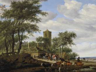 SALOMON VAN RUYSDAEL (NAARDEN 1600/03-1670 HAARLEM) SALOMON VAN RUYSDAEL (NAARDEN 1600/03-1670 HAARLEM)