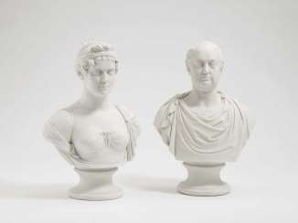 Le ROI maximilien Ier JOSEPH ET de la REINE CAROLINE DE BAVIÈRE Nymphenburg, pour 1808/09, selon le Modèle de J. P. Melchior, Lissage Adam Clair Le ROI maximilien Ier JOSEPH ET de la REINE CAROLINE DE BAVIÈRE Nymphenburg, pour 1808/09, selon le Modèle de J. P. Melchior, Lissage Adam Clair