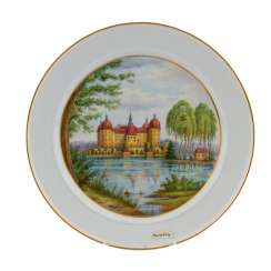 МЕЙСЕН посмотреть тарелка 'замок морицбург', Пфайфер время (1924-34). МЕЙСЕН посмотреть тарелка 'замок морицбург', Пфайфер время (1924-34).