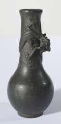 Kleine Bronze Chilong Flaschen Vase Kleine Bronze Chilong Flaschen Vase