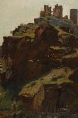 BAUM, Paul: landscape with the ruins. BAUM, Paul: landscape with the ruins.
