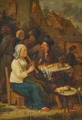 Craesbeeck (Craesbeke), Joos van. Dutch village festival with the flute playing woman. Craesbeeck (Craesbeke), Joos van. Dutch village festival with the flute playing woman.