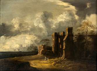 Atmospheric Dutch ruins-landscape Atmospheric Dutch ruins-landscape