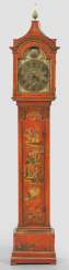 Longcase clock with chinoiserie decoration Longcase clock with chinoiserie decoration