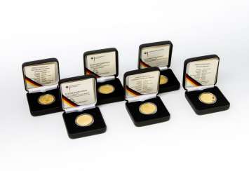 BRD/GOLD - 6 x 100 Euro BRD/GOLD - 6 x 100 Euro