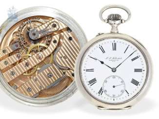 Pocket watch: rarity, very fine, and very rare apprentice watch, K. u. K. technical school for watchmaking, Karl stone No. 1915 Pocket watch: rarity, very fine, and very rare apprentice watch, K. u. K. technical school for watchmaking, Karl stone No. 1915