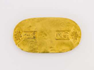 Japan - Tempo Koban o.J. (1837-1858), ss., Randdellen, Japan - Tempo Koban o.J. (1837-1858), ss., Randdellen,