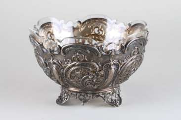 Openwork vase, silver of 800 Lazarus Posen, Openwork vase, silver of 800 Lazarus Posen,