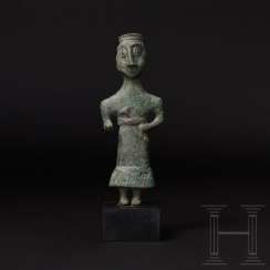 Elamite bronze statuette of a dignitary, Middle East, 3rd millennium BC Elamite bronze statuette of a dignitary, Middle East, 3rd millennium BC