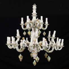 Large porcelain chandelier Large porcelain chandelier
