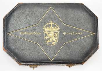 Hesse: large-of the order of Philip the Grand Duke Frank, 2. Model (1849-1918), Grand Cross Of The Case. Hesse: large-of the order of Philip the Grand Duke Frank, 2. Model (1849-1918), Grand Cross Of The Case.