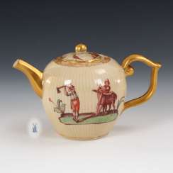 Rare teapots, MEISSEN. Rare teapots, MEISSEN.