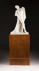 Striding female nude on a pedestal Striding female nude on a pedestal