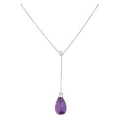 Y-chain with brilliant cut, approx 0.25 ct, Y-chain with brilliant cut, approx 0.25 ct,