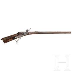 Wheel-lock rifle, Johann upper Kogler, Linz, around 1730 Wheel-lock rifle, Johann upper Kogler, Linz, around 1730