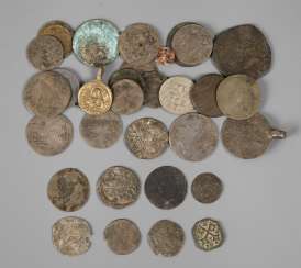 Mixed lot of coins in early modern times Mixed lot of coins in early modern times