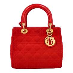 CHRISTIAN DIOR handle bag "LADY DIOR", collection: 1997. CHRISTIAN DIOR handle bag "LADY DIOR", collection: 1997.
