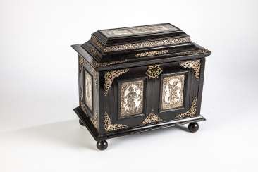 Baroque box with secret mechanism Baroque box with secret mechanism