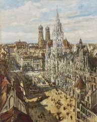 Munich - a view on the Marienplatz Munich - a view on the Marienplatz