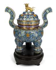 A Very Large Cloisonne-Christmas- A Very Large Cloisonne-Christmas-