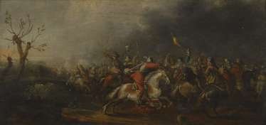 Baroque painters: riders in the battle Baroque painters: riders in the battle