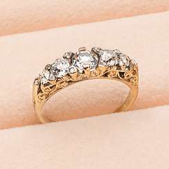 Victorian Rivièrering with diamonds Victorian Rivièrering with diamonds
