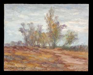 Landscape with group of trees K-m 1965 Landscape with group of trees K-m 1965