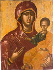 ANDREAS RITZOS 1421 Crete - 1492 (radius) MAJOR, large-scale ICON of THE mother of GOD HODEGETRIA ANDREAS RITZOS 1421 Crete - 1492 (radius) MAJOR, large-scale ICON of THE mother of GOD HODEGETRIA