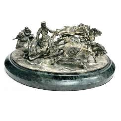 Copy of the original sculpture "Troika" by Grachev in 1: 1 format Copy of the original sculpture "Troika" by Grachev in 1: 1 format