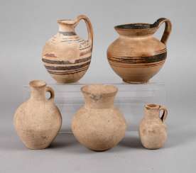 Five Italian vases Five Italian vases